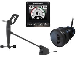 Raymarine i70s monitoimimittari loki/kaiku/lämpö ja RSW Smart tuulianturilla