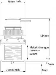 Raymarine Micronet loki/lämpö/kaiku-anturi T910