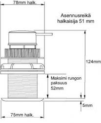 Raymarine Micronet kaiku-anturi T912