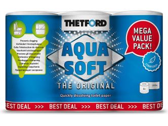 Thetford Aquasoft WC-paperi 6 rullaa