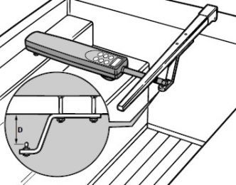 Raymarine pinnakiinnike 25 mm