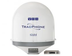 KVH TracPhone V11-HTS mini-VSAT SatCom-järjestelmä