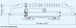 Ultraflex GoTech™-OBF hydrauliohjaus max 115 hv perämoottoreille