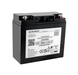 Ultramax LiFePO4 akku 12V 18Ah