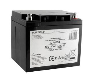 Ultramax LiFePO4 akku 12V 40Ah