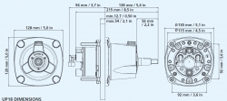 Ultraflex GoTech™-OBF hydrauliohjaus max 115 hv perämoottoreille