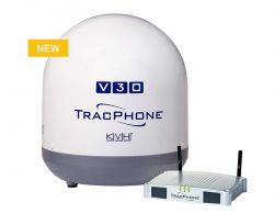 KVH TracPhone V30 mini-VSAT SatCom-järjestelmä