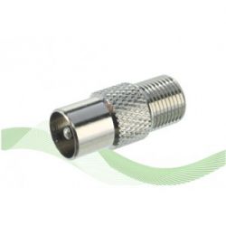 Glomex V9141 F-liitin naaras / IEC 9,5 mm uros adapteri