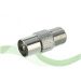 Glomex V9141 F-liitin naaras / IEC 9,5 mm uros adapteri