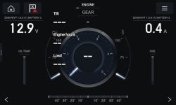 Esimerkkinäyttö Raymarine monitoiminäytöllä