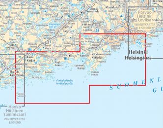 Veneilykartta Helsinki Porkkala Jussarö 2022