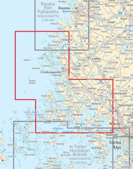 Veneilykartta Kustavi Naantali Uusikaupunki 2023