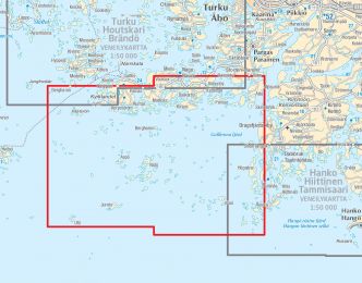 Veneilykartta Nötö Kasnäs Utö 2022