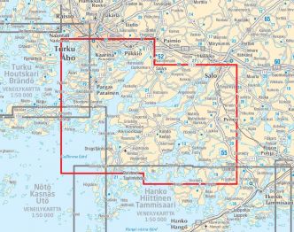 Veneilykartta Parainen Salo Kemiönsaari 2023