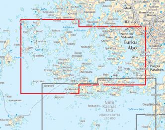 Veneilykartta Turku Houtskari Brändö 2022