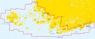 Veneilijän Kestokartta Läntinen Suomenlahti-Saaristomeri-Ahvenanmeri, 1:55 000