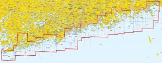 Veneilijän Kestokarttavihko Hanko-Hamina, 1:55 000