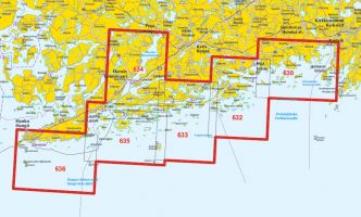 Veneilijän Kestokartta Upinniemi-Hanko, 1:55 000