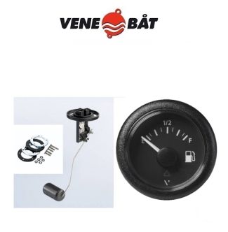 Veratron VDO Viewline polttoainemittari 52 mm + anturi + asennussarja