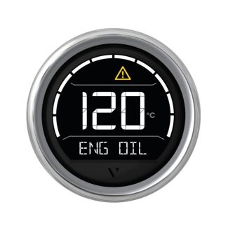 Veratron VL DIGITAL 52 kromi pyöreä kehys