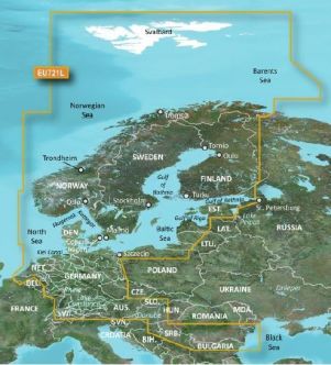 Garmin BlueChart g3 Vision HD, VEU721L Northerm Europe