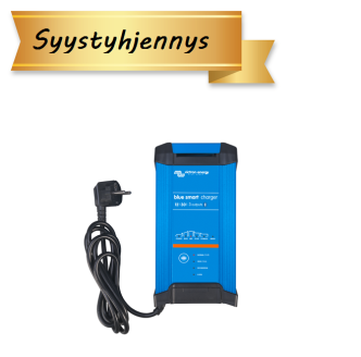 Victron Blue Smart 12/30-3 automaattilaturi kolmella ulostulolla ja Bluetoothilla