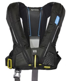 Spinlock Deckvest Vito HRS 170N automaattiliivi valjaalla, painelaukaisimella