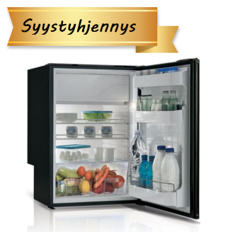 Vitrifrigo Airlock C115i jääkaappi, harmaa ilman pakastelokeroa ja kylmävaraajaa