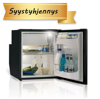 Vitrifrigo Airlock C62i jääkaappi, musta