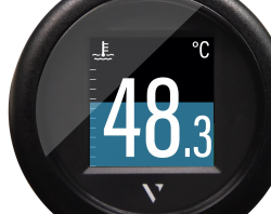 Veratron VL Flex 52 monitoimimittari värinäytöllä NMEA 2000 verkkoon ja suoraan analogiantureihin