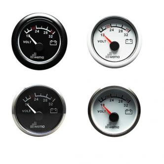 Wema analoginen volttimittari 24 V