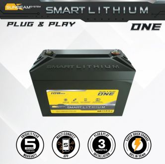 SUNBEAMsystem SMART LITHIUM Plug & Play ONE akku 108 Ah, 12 V