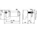 Roca W12 pyyhkijän moottori 12 V / 42 mm