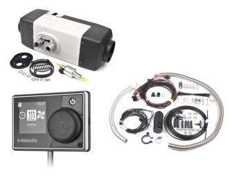 Webasto Air Top Evo 55 12V Diesel perusasennussarjalla ja MultiControl käyttökytkimellä