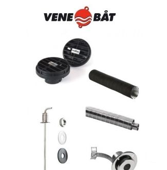 Wallas 22 DT ja GB lämmittimen veneasennussarja 3712