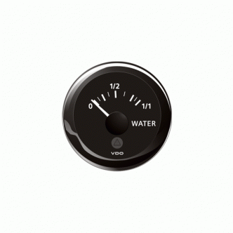 VDO Viewline vesisäiliömittari resistiiviselle anturille 52 mm, musta