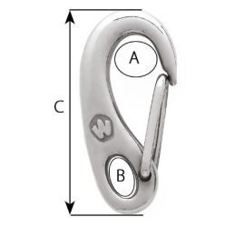 Wichard Etupurjeenhaka 100 mm