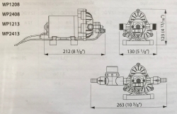 Vetus WP1213 Painevesipumppu