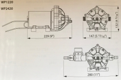 Vetus WP1220 Painevesipumppu