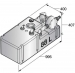 Vetus Septitankkijärjestelmä 88 l, 24 V pumpulla, sisältää liittimet (ei täyttö) sekä tarkistusluukun