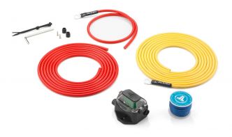 JL Audio vahvistimen 9 AWG virrankytkentäsarja 30A max 3.7 m etäisyydelle akustosta