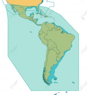 C-MAP DISCOVER South America & Carib Continental (M-SA-Y038-HS)