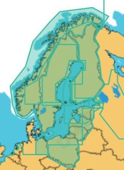 C-MAP DISCOVER Baltic Sea Continental (M-EN-Y055-MS)