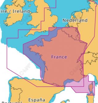 C-MAP REVEAL France Coastal & Inland (M-EW-Y065-MS)