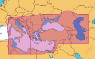 C-MAP REVEAL East Mediterranean, Caspian Seas (M-EM-Y111-MS)