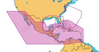 C-MAP REVEAL Central America and Caribbean (M-NA-Y205-MS)