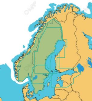 C-MAP DISCOVER Scandinavia Inland Waters (M-EN-Y210-HS)