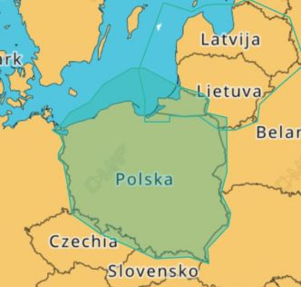C-MAP DISCOVER Polish Coast & Inland (M-EN-Y214-HS)