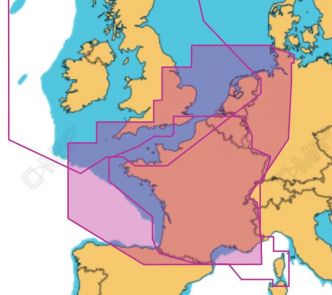 C-MAP REVEAL North-West European Coasts (M-EW-Y227-MS)