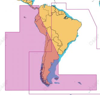 C-MAP REVEAL Costa Rica to Chile to Falklands (M-SA-Y500-MS)
